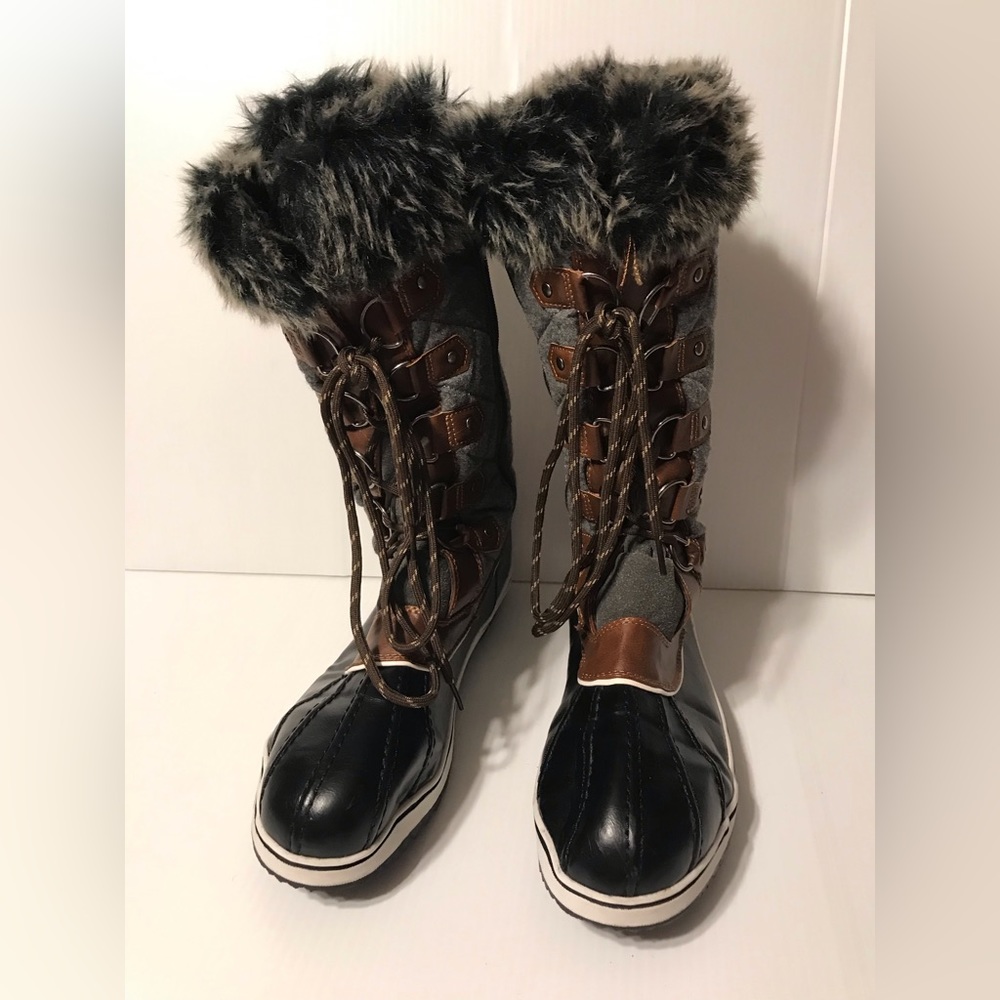 Dream Pairs winter snow insulated boots women size 11 - Picture 5 of 12